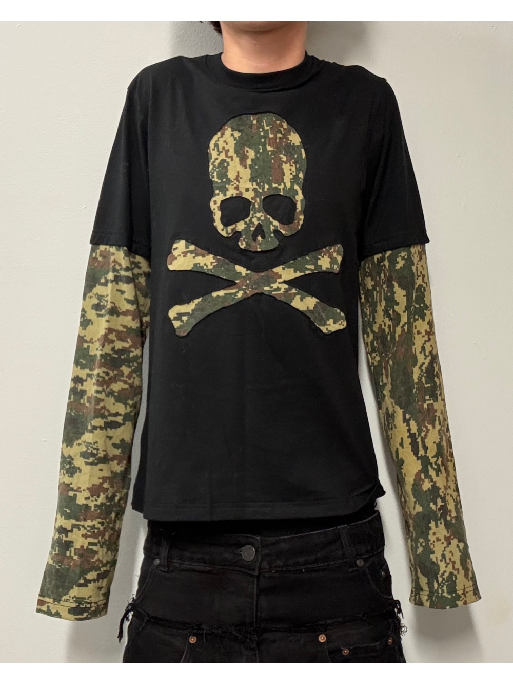 Street Fashion China - 2026 nouveau camouflage rétro américain squelette
