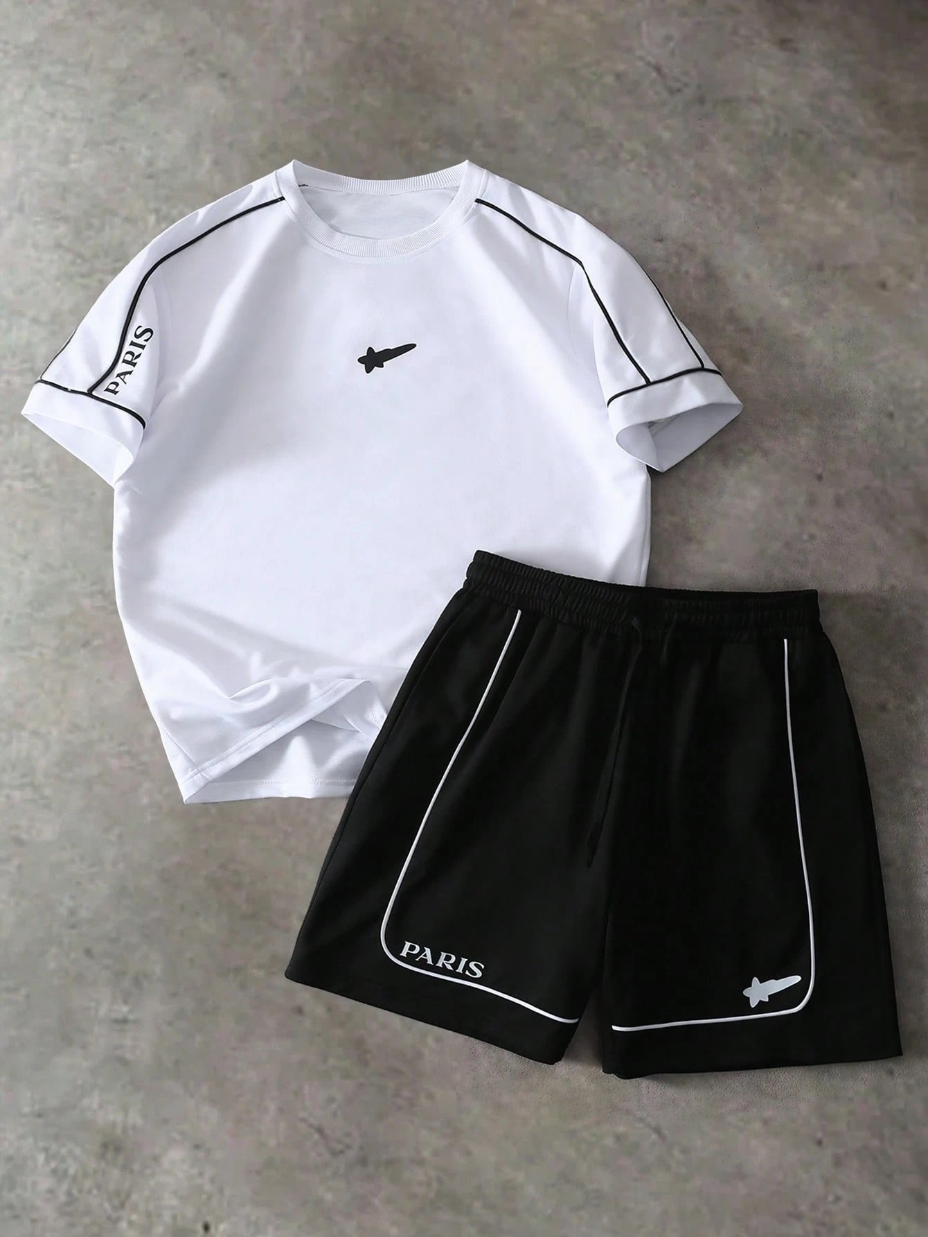 Street Fashion Summer 2026 - Nouvel ensemble short et t-shirt à