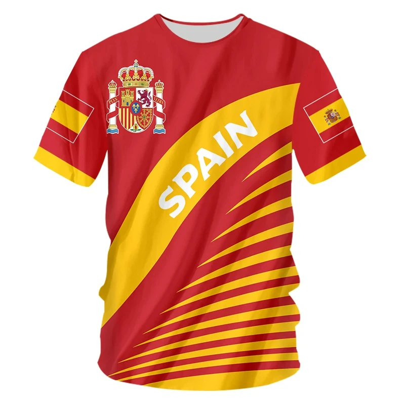 Street Fashion In Spain - T-shirt unisexe imprimé 3D style espagnol,