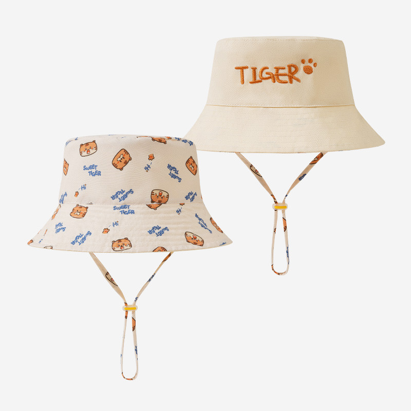 Bucket Hat Embroidered - Chapeau Bob Bébé Brodé Lettres, Imprimé