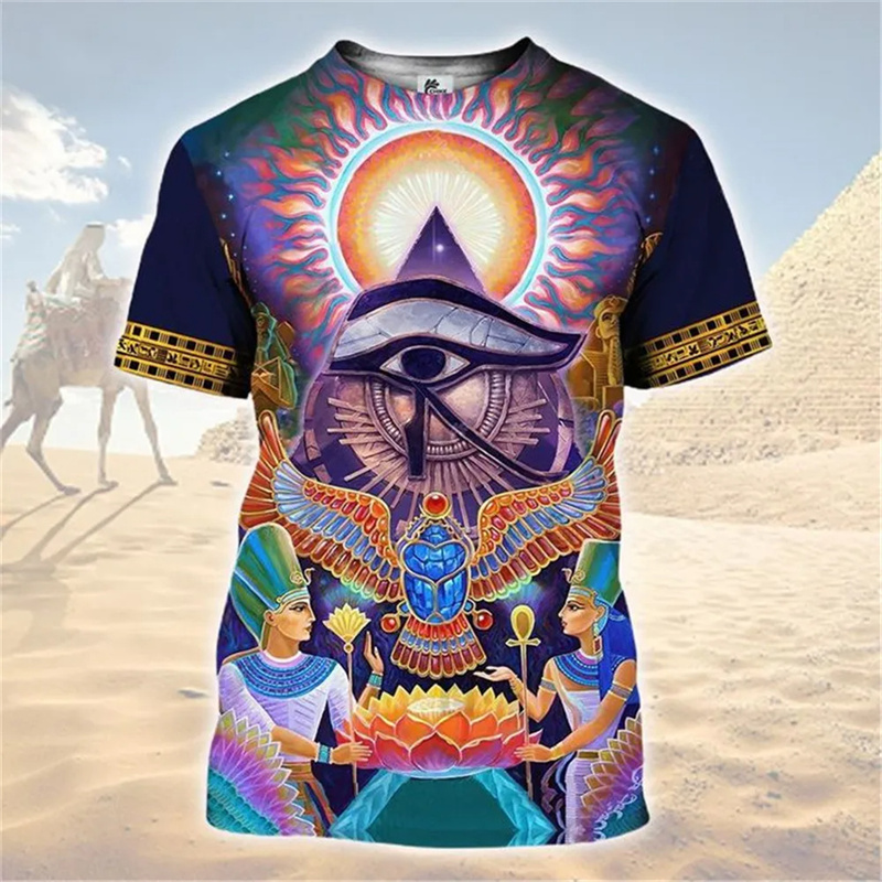 Street Fashion Egypt - T-shirt de déesse de l'Egypte des