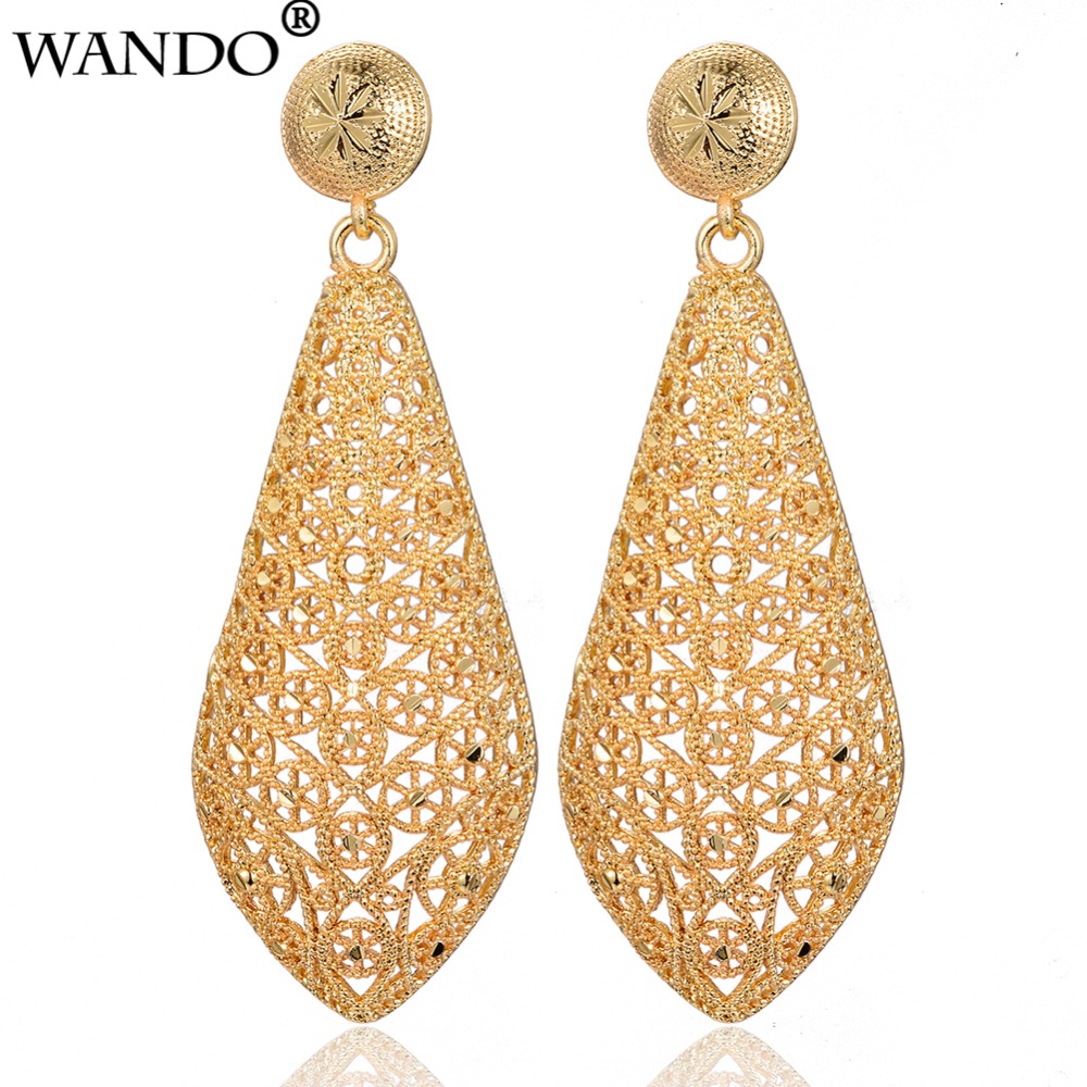 Street Fashion Dubai - Boucles d'oreilles tendance Dubai, style creux,