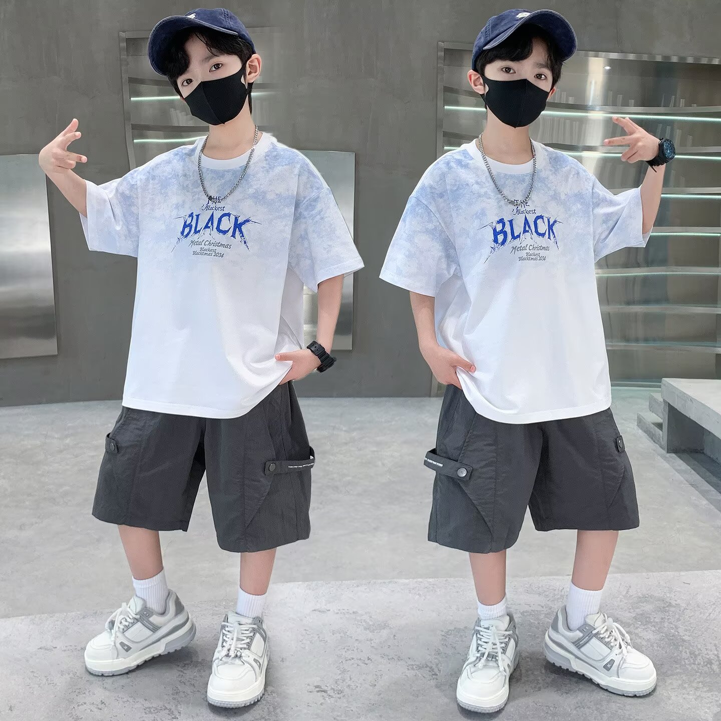Street Fashion Japan 2025 - Nouveau costume d'été pour garçons 120-170