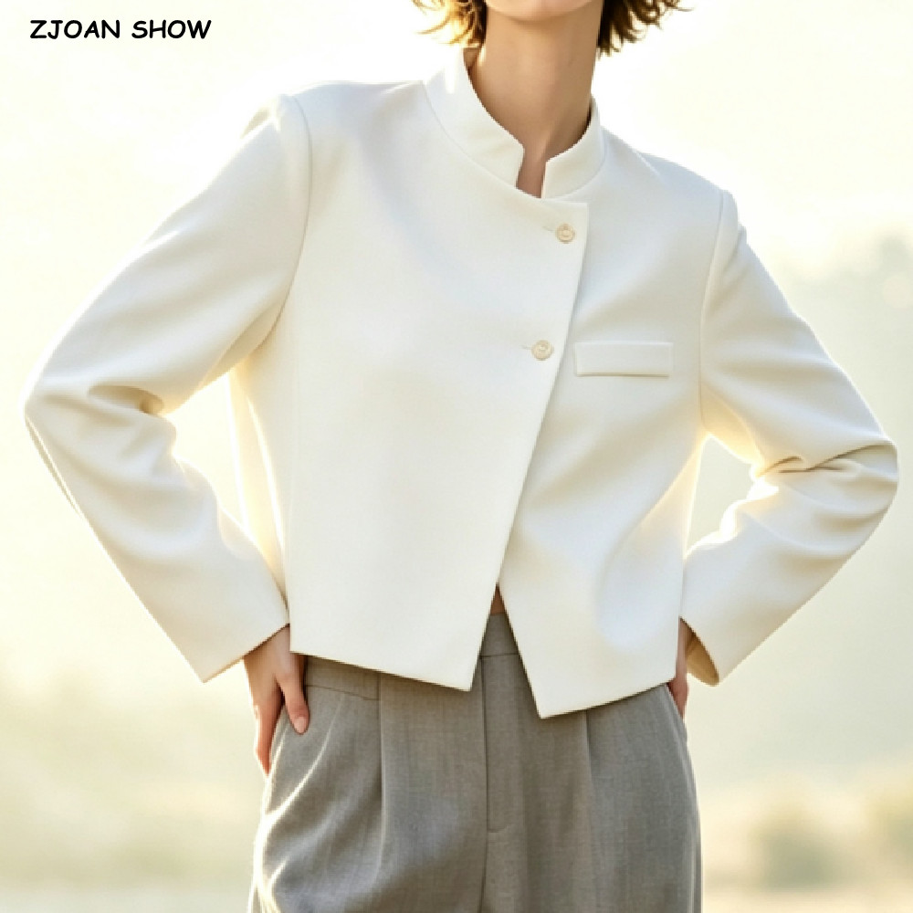 Street Fashion In Chinese - Blazer pour femme style chinois automne,