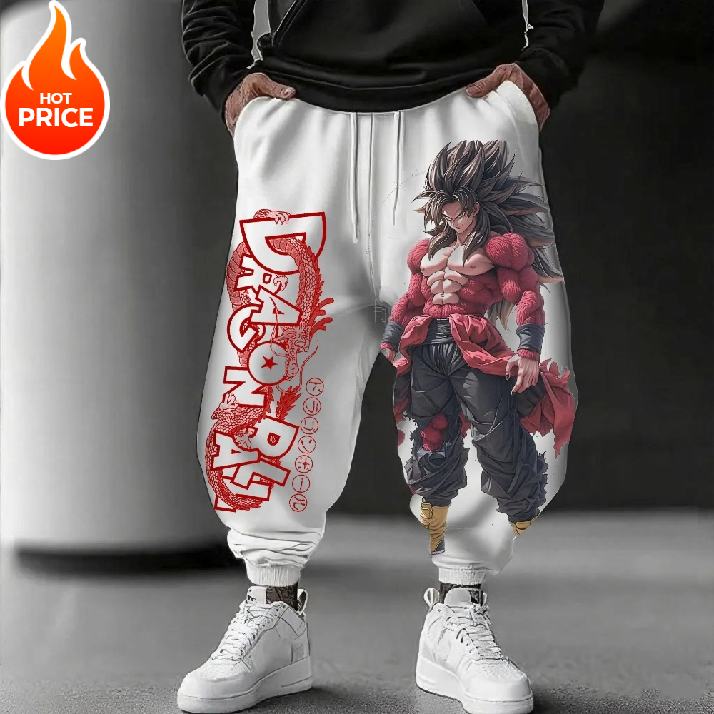 Street Fashion Japan 2025 - Anime Saiyan Dragon Ball hiver coton