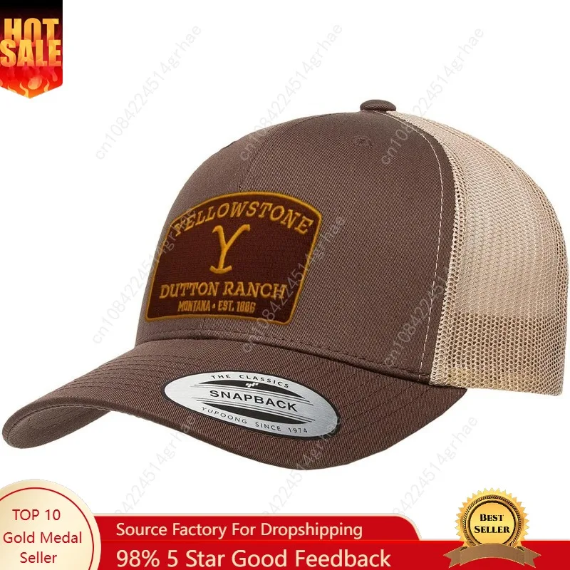 Bucket Hat Embroidered - Casquette de baseball Yellowstone Premium pour