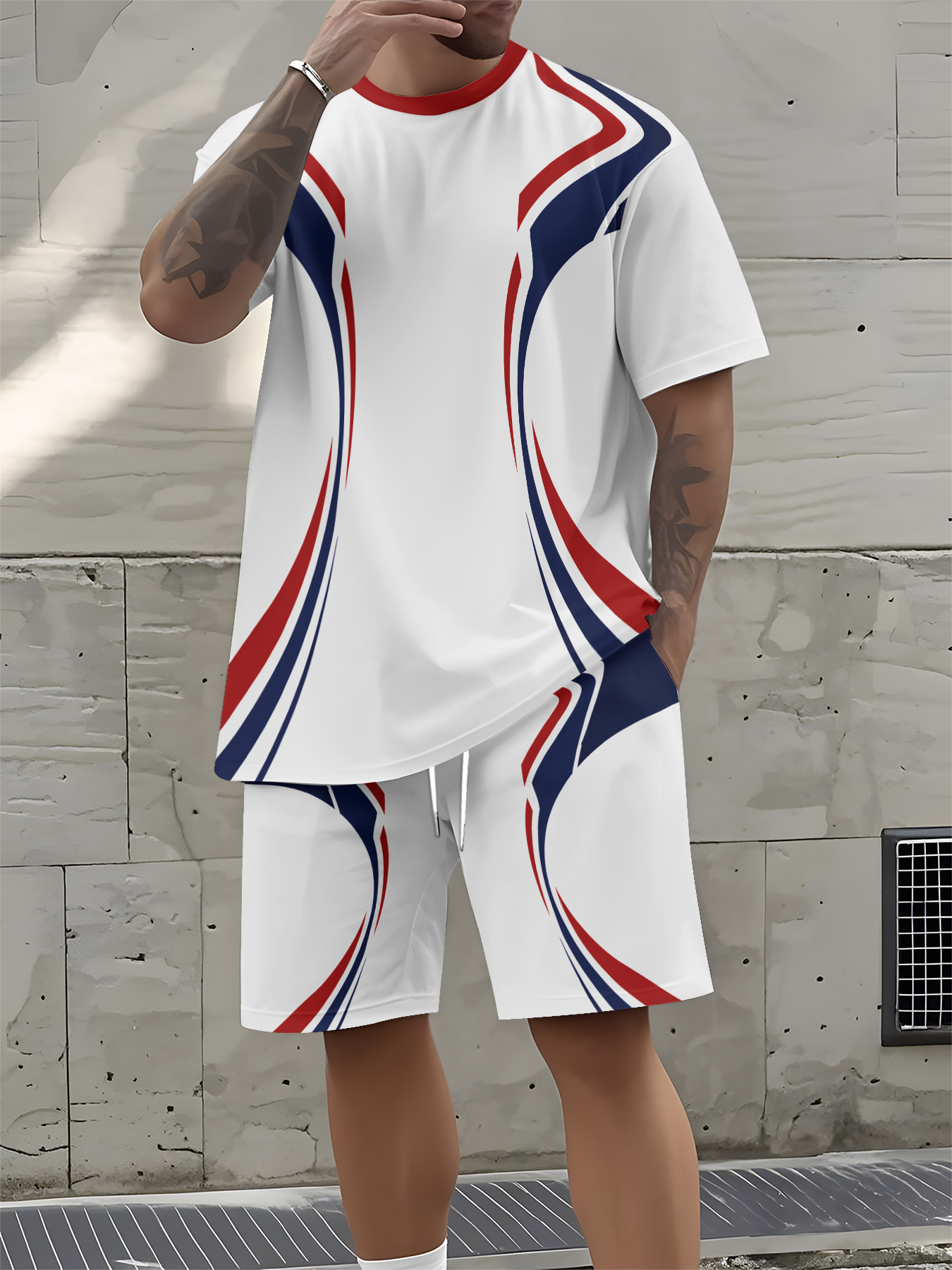 Street Style New York Fashion - T-shirt décontracté pour homme style streetwear