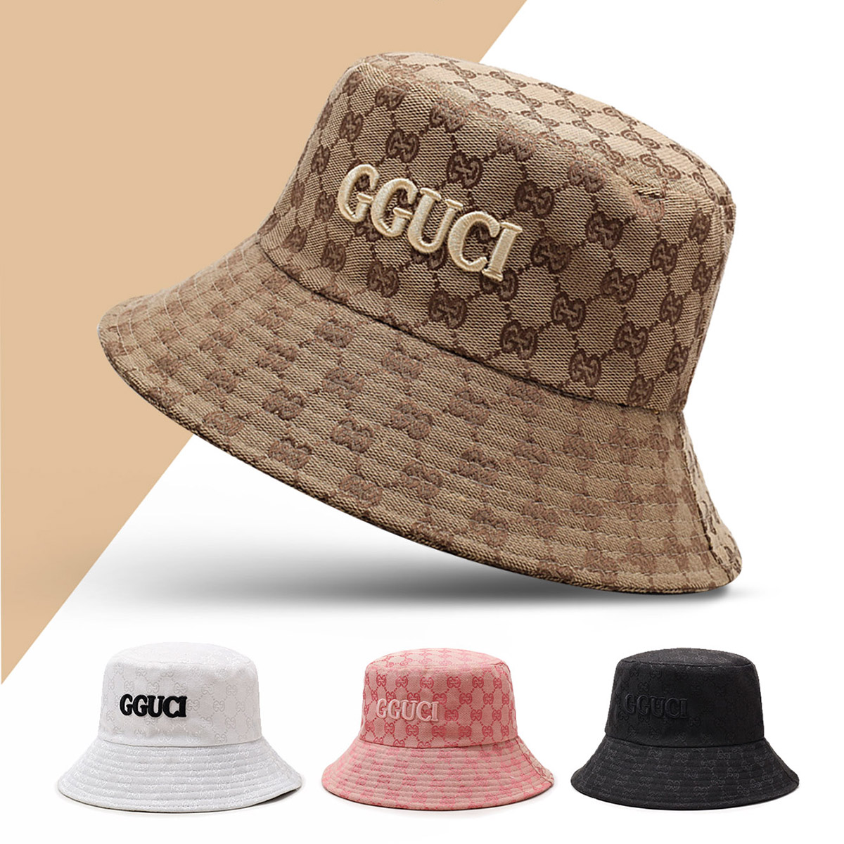 Bucket Hat Embroidered - Chapeau seau unisexe avec lettres brodées