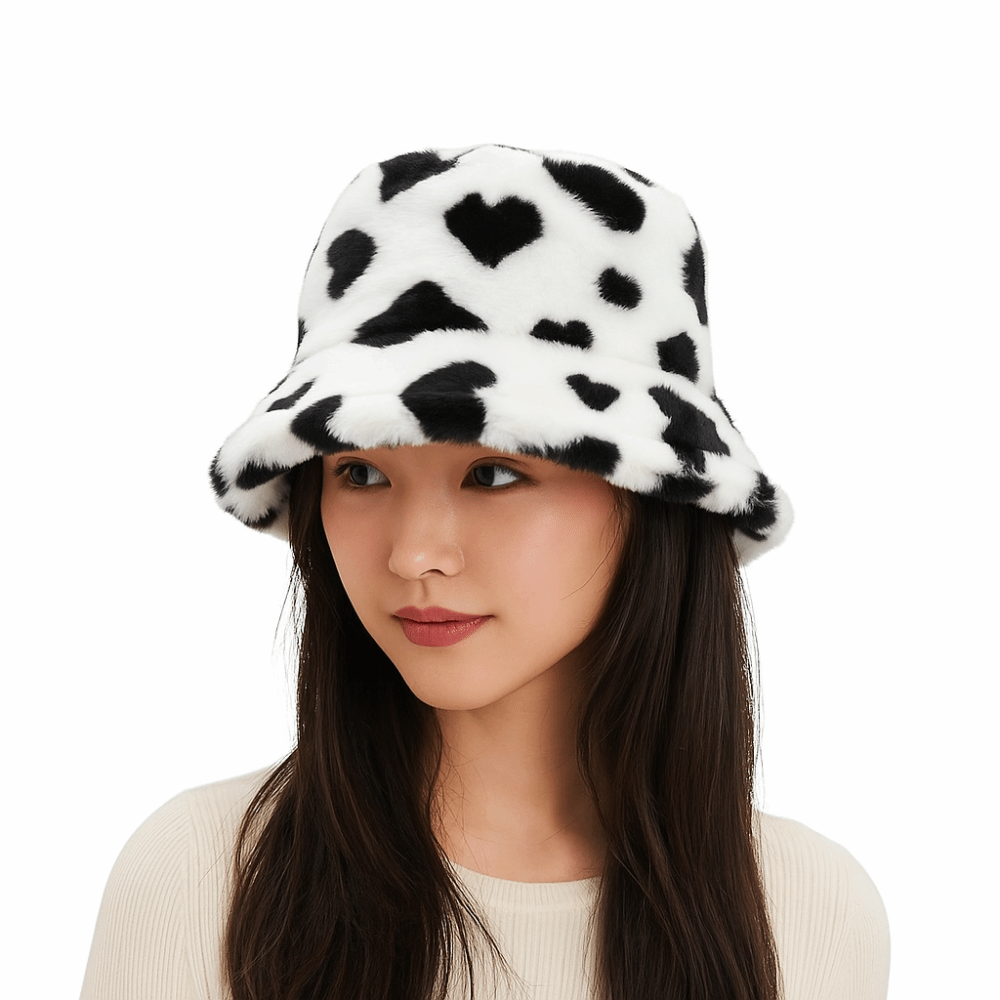 Chapeau de pêcheur en fausse f - Bucket Hat Embroidered avis et prix