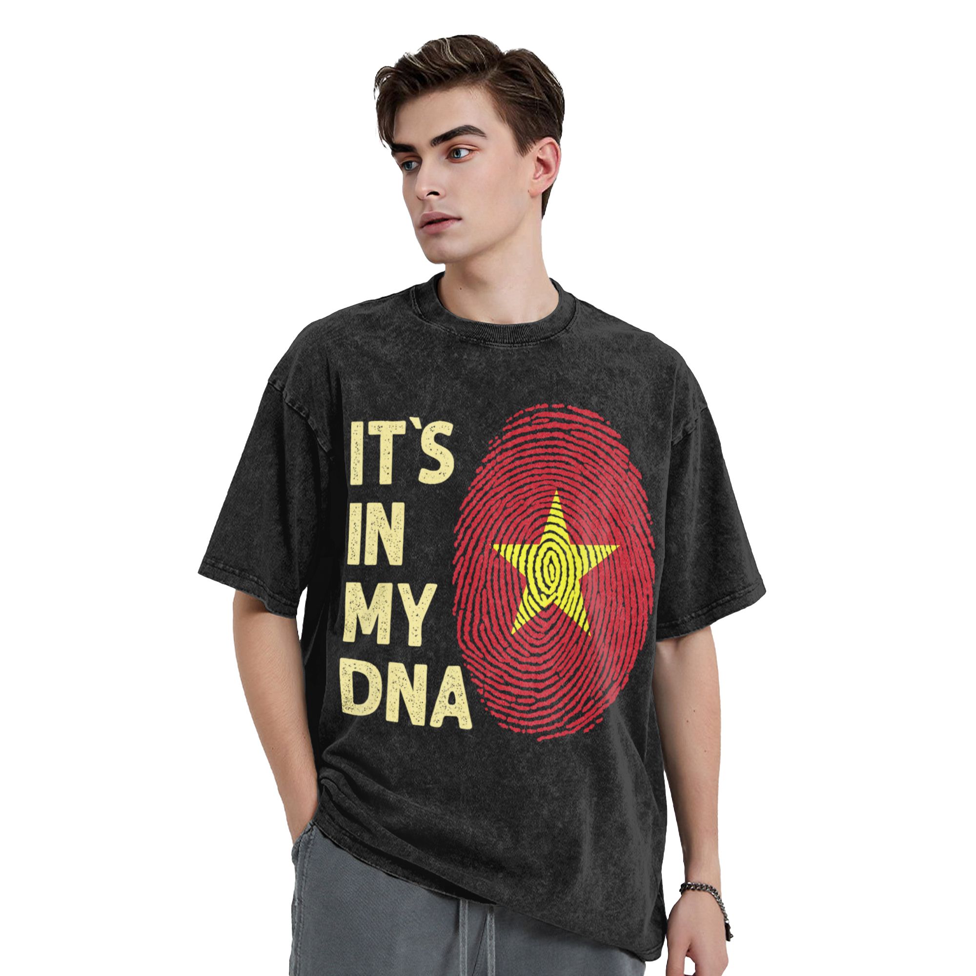 T-shirts en coton lavé avec dr - Street Fashion In Vietnam avis et prix