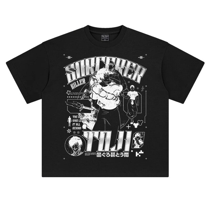 T-shirt graphique Jujutsu Kais - Street Fashion Of Japan avis et prix
