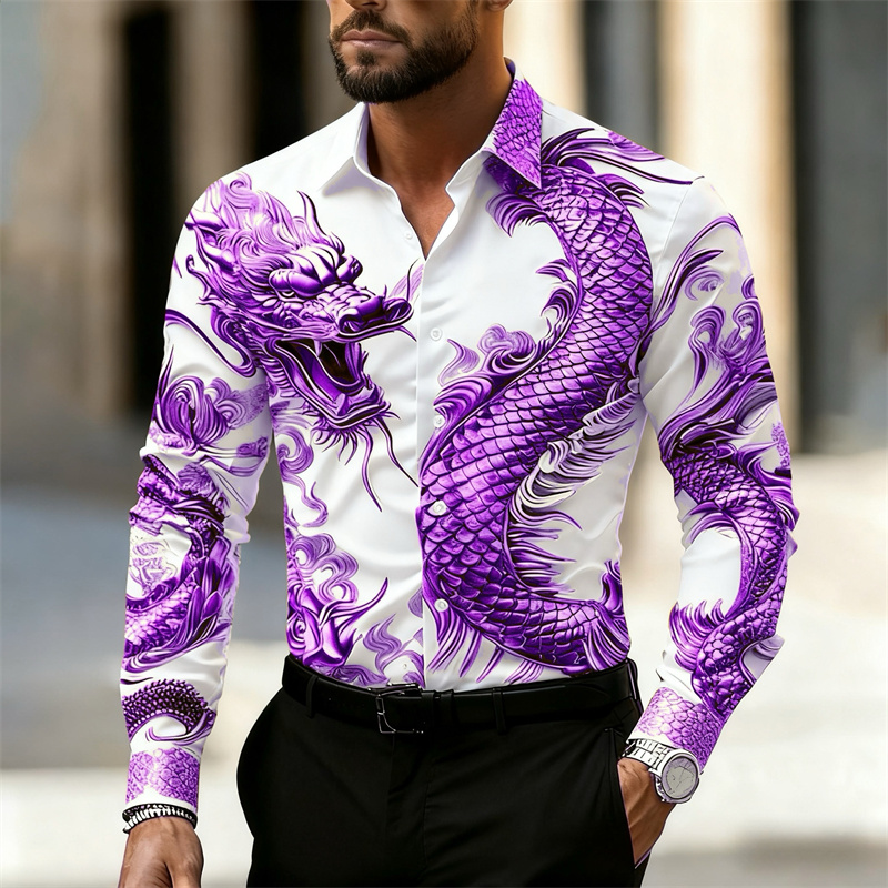 Chemise pour homme à manches l - Street Fashion In Chinese avis et prix