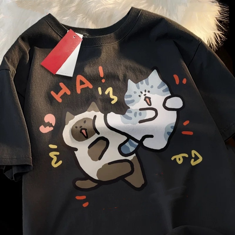 ZAZOMDE 2025 drôle chat imprim - Street Fashion Japan 2025 avis et prix