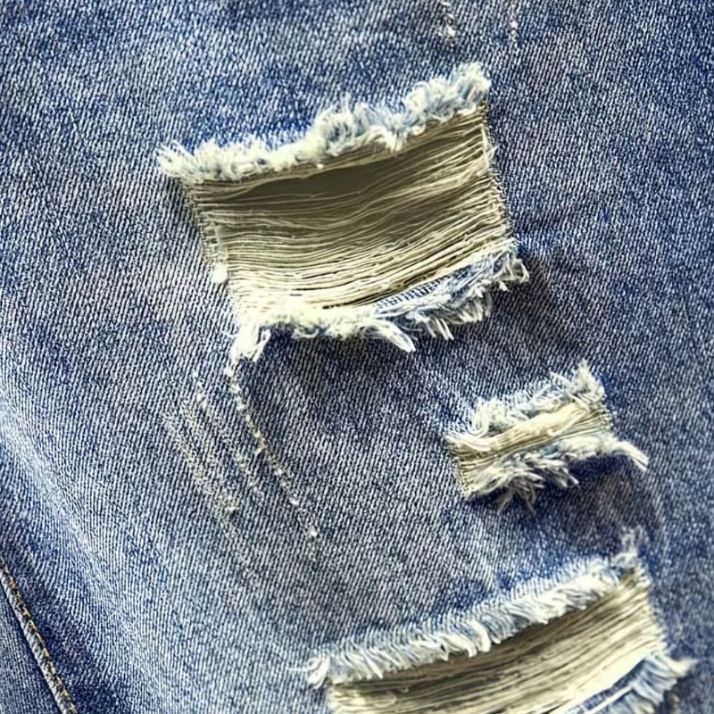 Shorts en jean déchirés style  - Distressed Jean Rip avis et prix