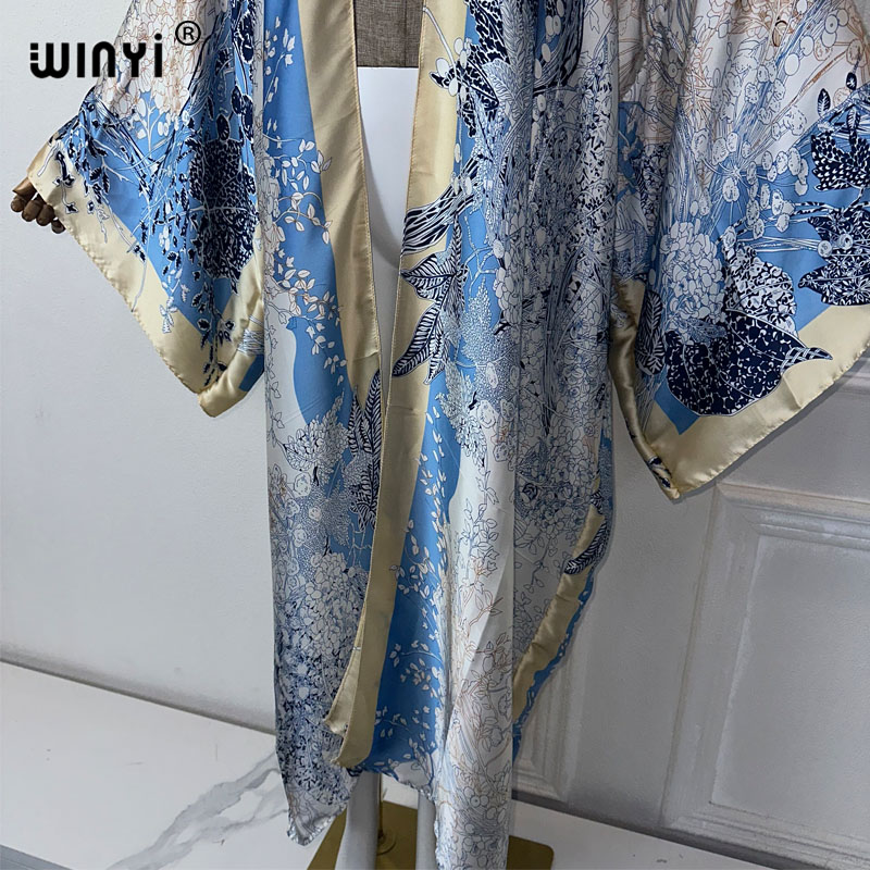 WINYI-Robe de plage kimono imp - Street Fashion Dubai avis et prix