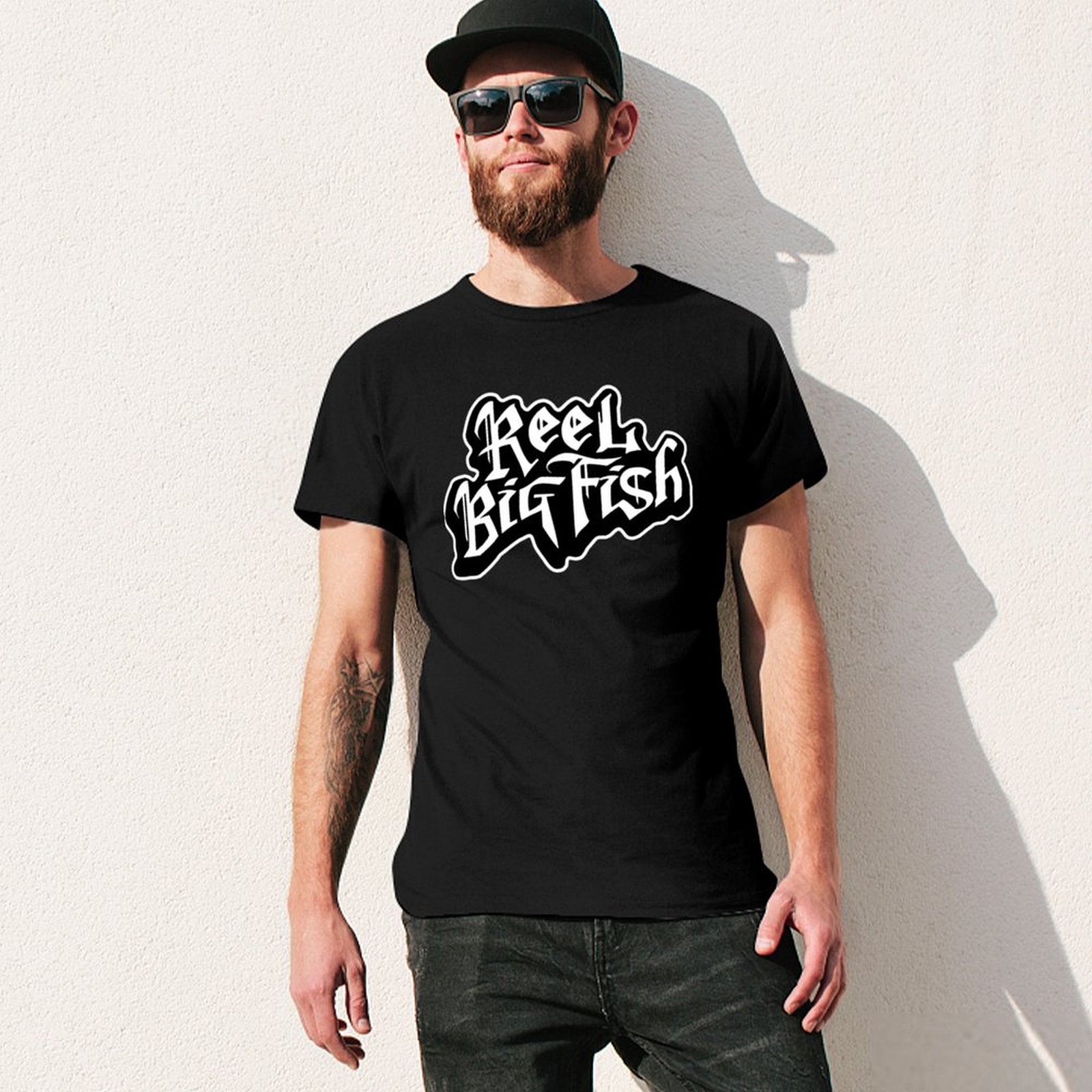 T-shirt Reel Big Fish, style s - Street Fashion Reels avis et prix