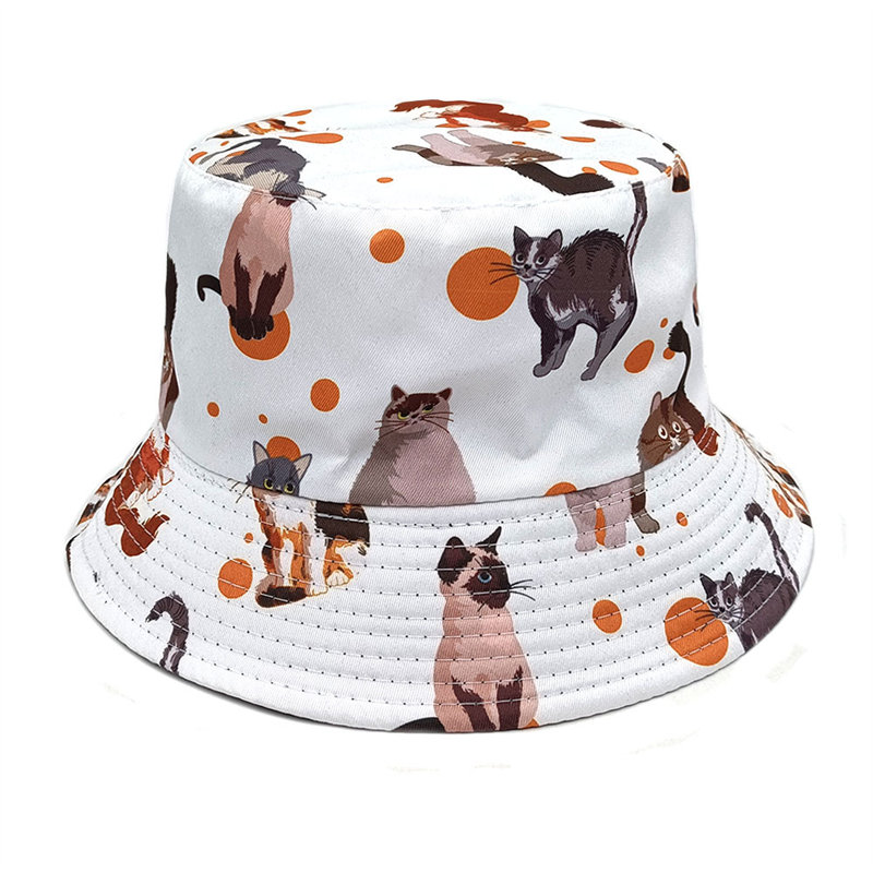 Chapeau en polyester quatre sa - Bucket Hat Embroidered avis et prix