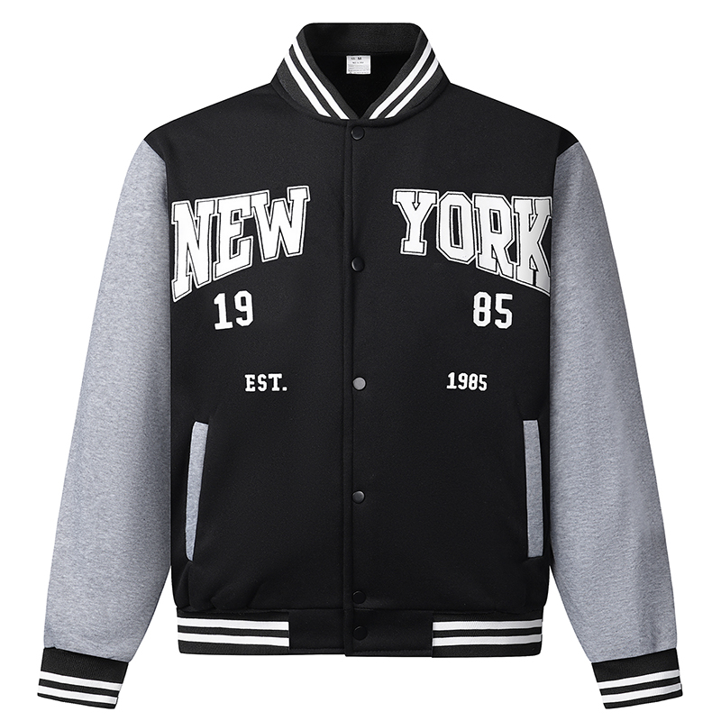 Nouvelle veste de baseball uni - Street Style New York Fashion avis et prix