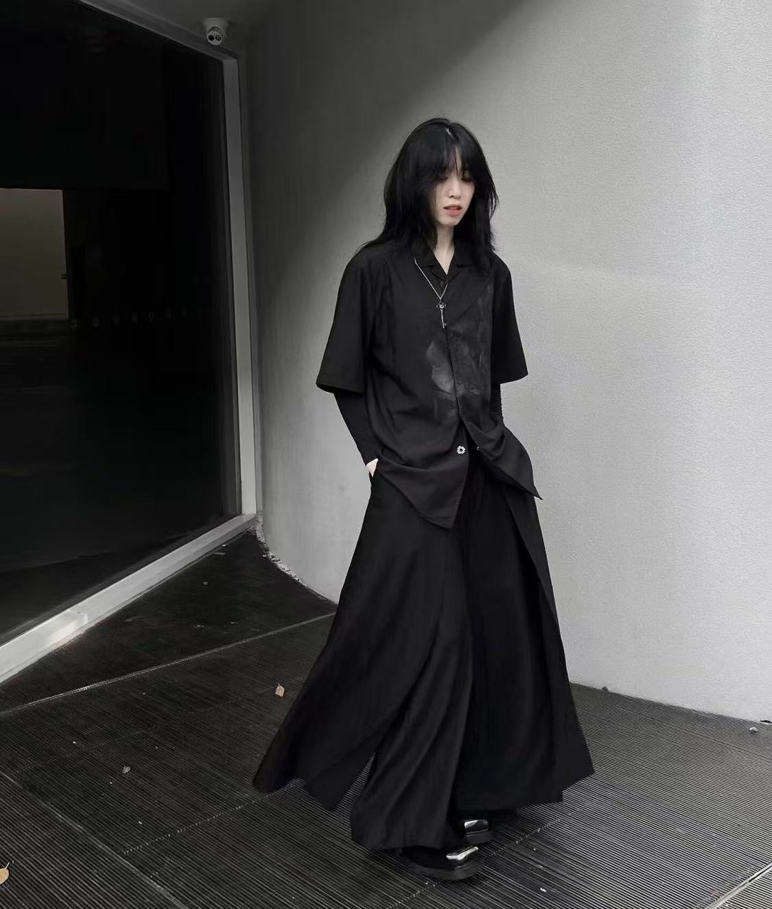 Cool noir nouveau Style chinoi - Street Fashion In Chinese avis et prix