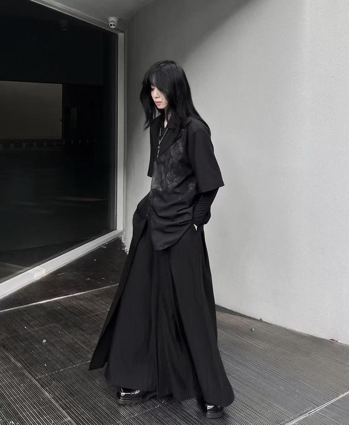 Cool noir nouveau Style chinoi - Street Fashion In Chinese avis et prix