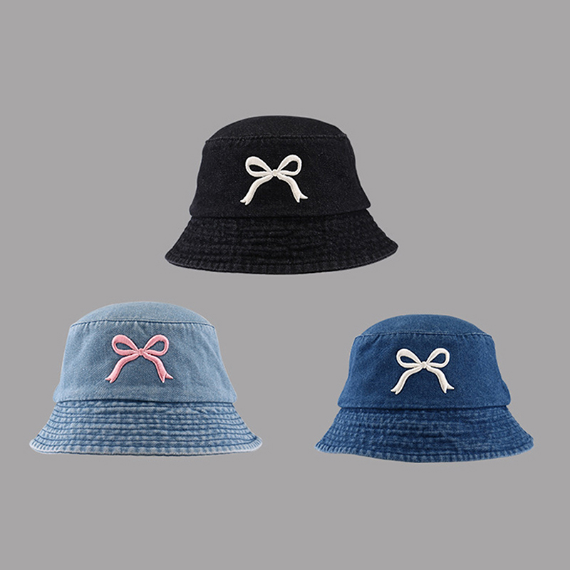 Nouveau Chapeau Bob en Jean Br - Bucket Hat Embroidered avis et prix