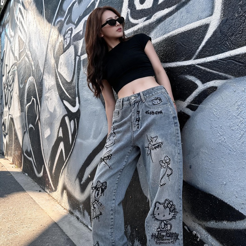 Jeans décontractés pour femme  - Street Fashion Of Japan avis et prix