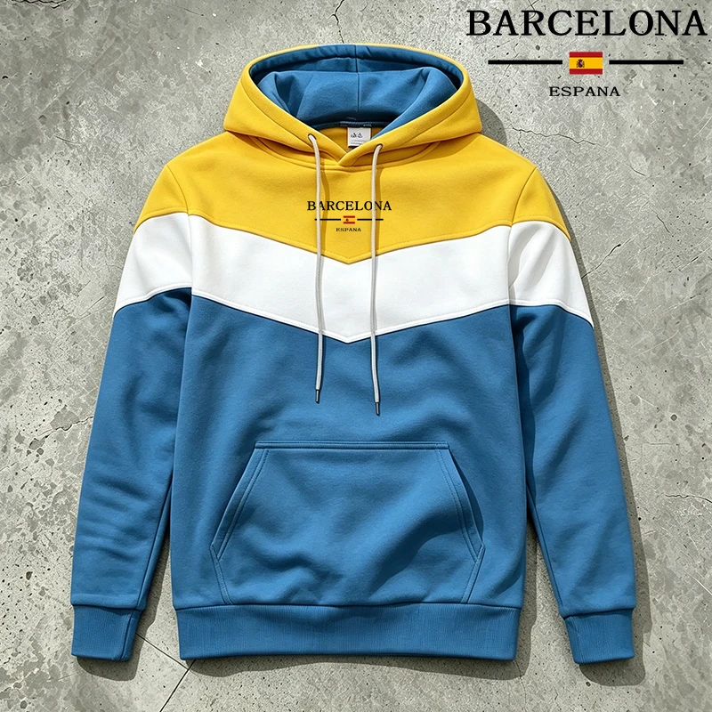 Sweat à capuche décontracté po - Street Fashion In Spain avis et prix