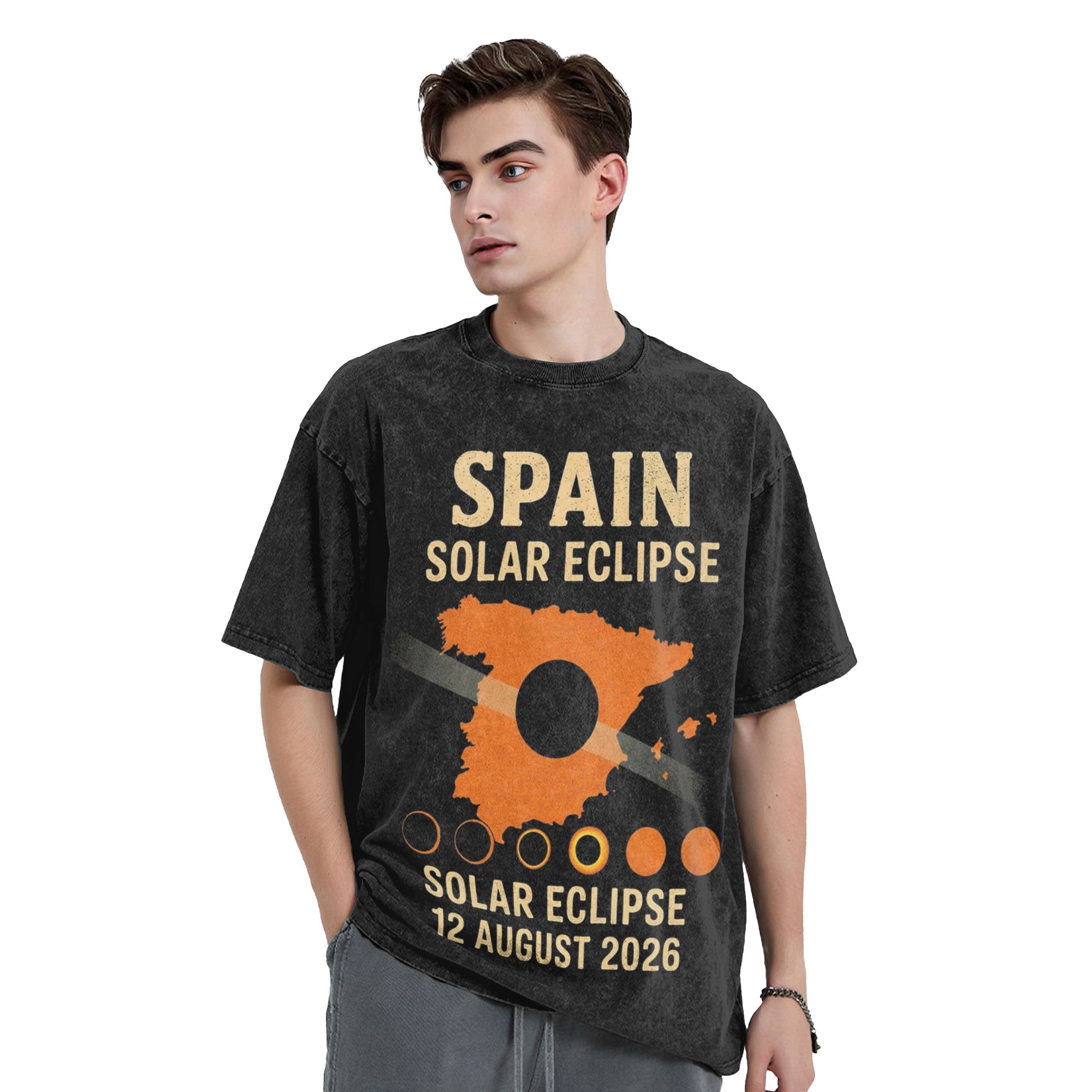 T-shirt unisexe à manches cour - Street Fashion In Spain avis et prix