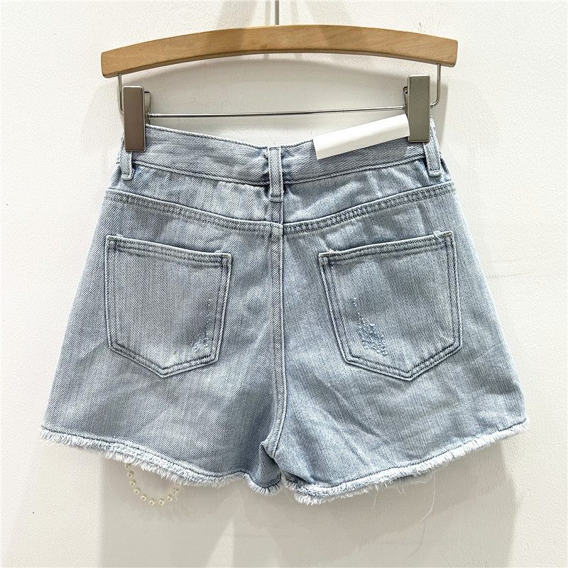 Trous déchirés en Jean détress - Distressed Jean Rip avis et prix