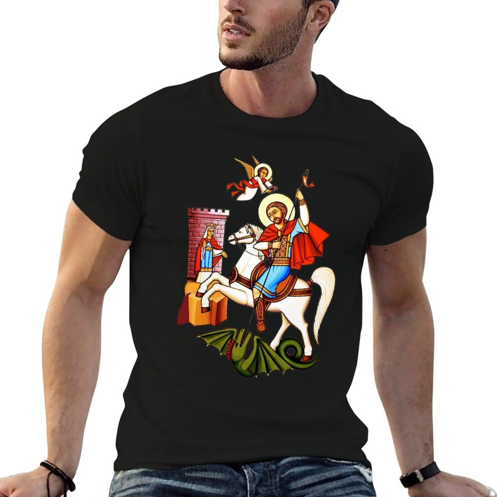 Art coptique, Saint George le  - Street Fashion Egypt avis et prix