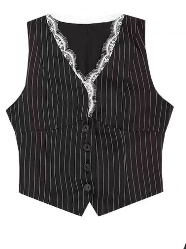 Ensemble 2 pièces rétro en den - Street Fashion Necklace avis et prix