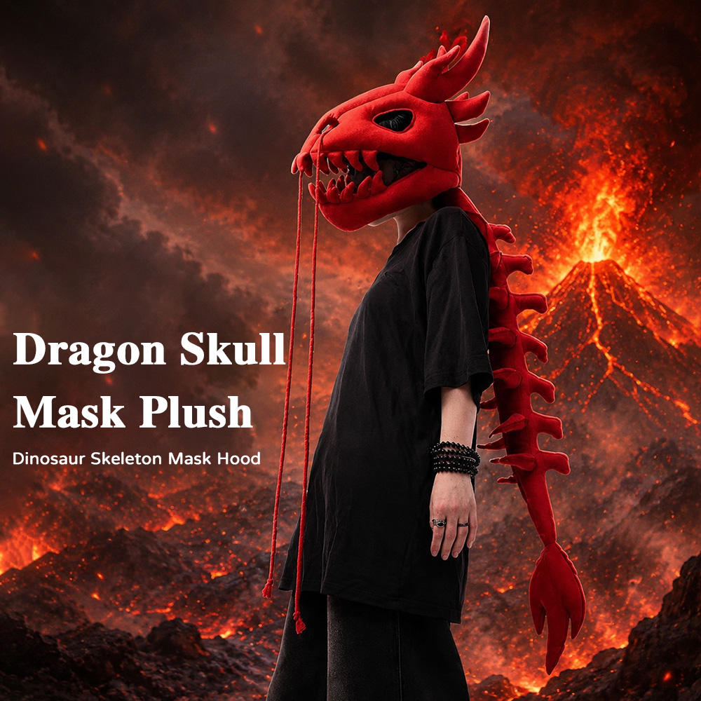 Masque de tête de dinosaure en - Street Fashion In Chinese avis et prix