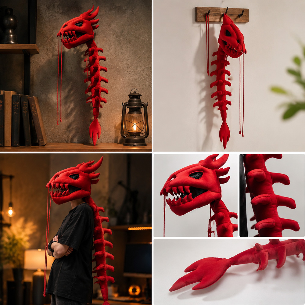 Masque de tête de dinosaure en - Street Fashion In Chinese avis et prix