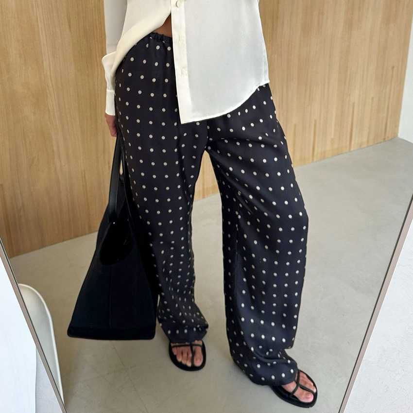 Pantalon décontracté noir à po - Street Fashion Fall 2025 avis et prix