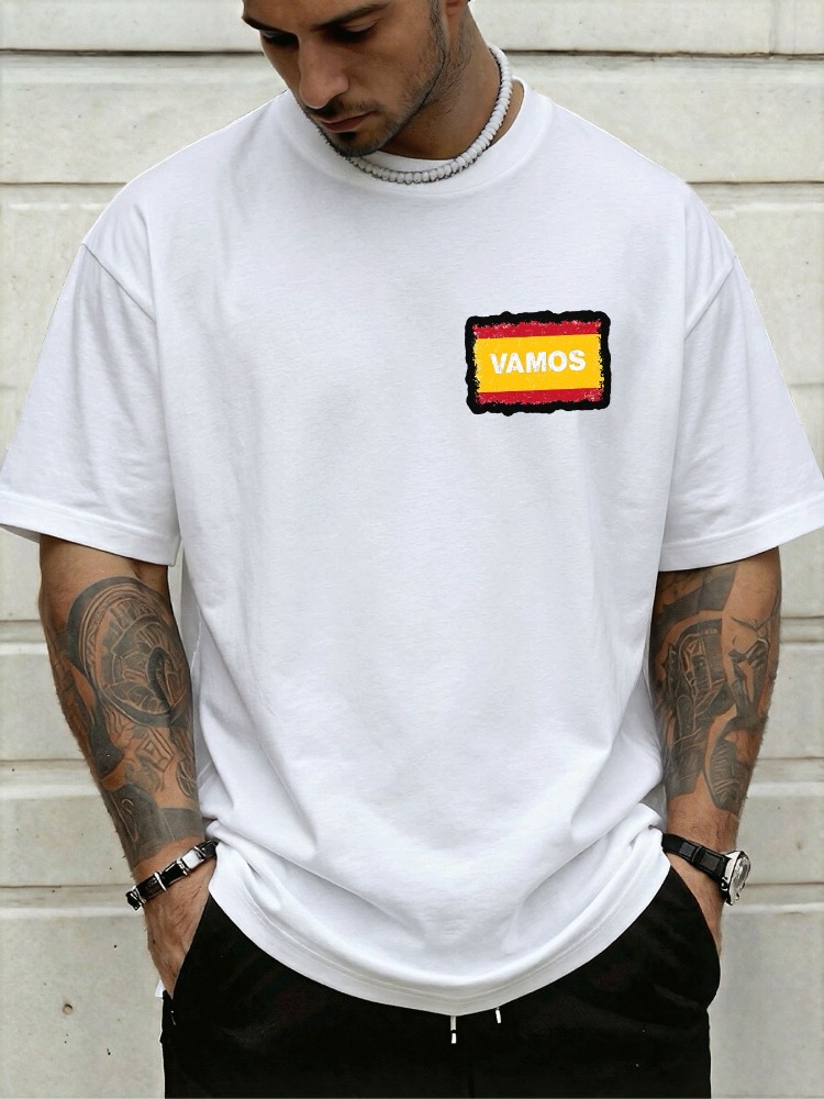 T-shirt col rond pour homme, m - Street Fashion In Spain avis et prix