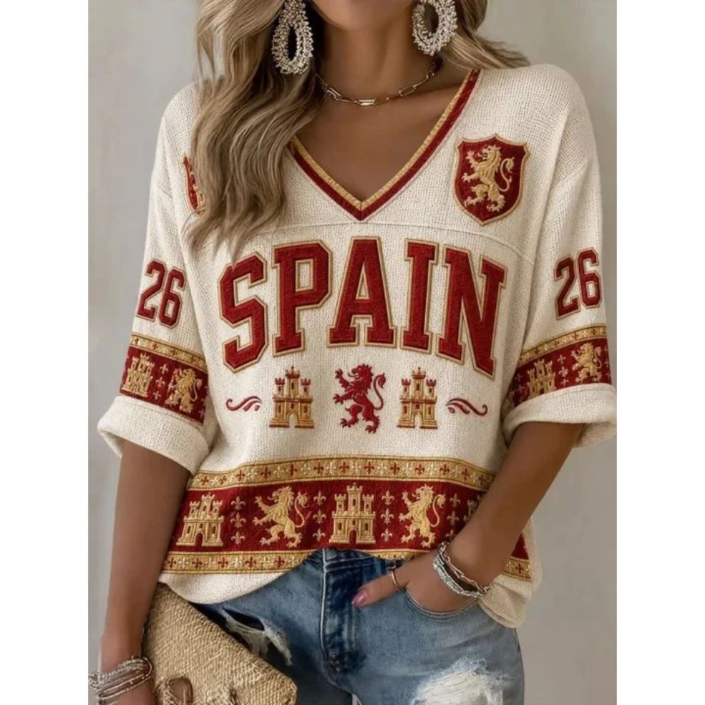 T-shirt de supporter de footba - Street Fashion In Spain avis et prix