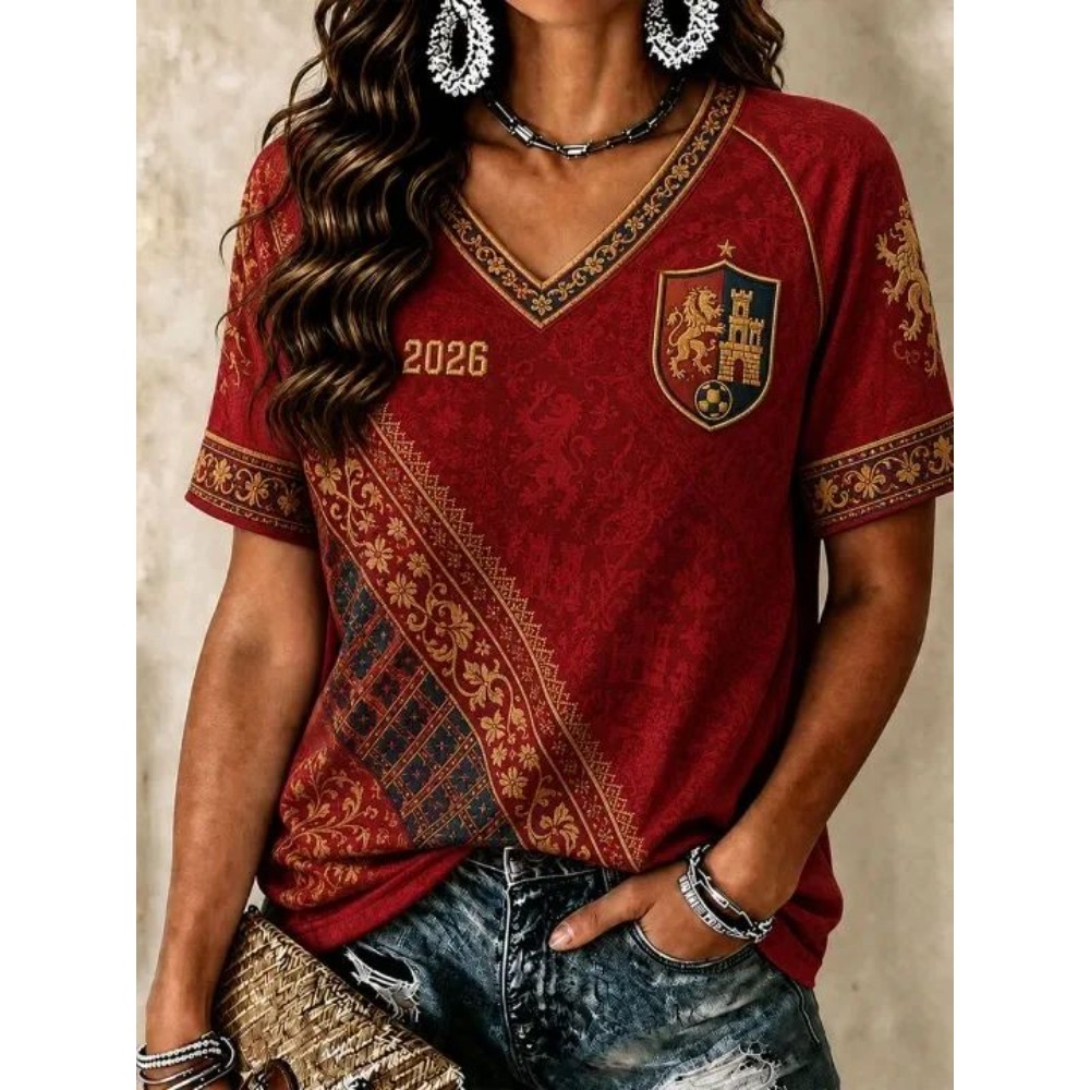 T-shirt de supporter de footba - Street Fashion In Spain avis et prix