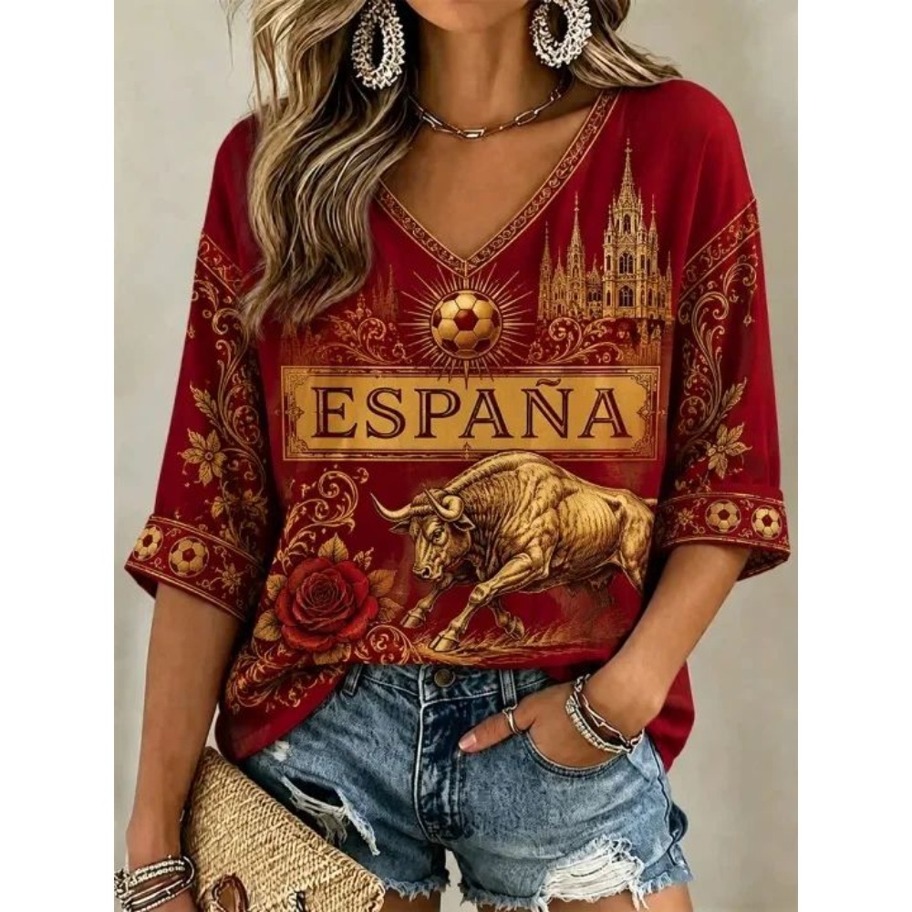 T-shirt de supporter de footba - Street Fashion In Spain avis et prix