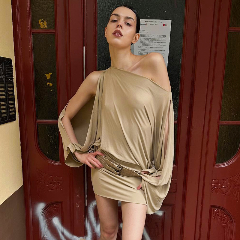 DSMTRC évider décontracté robe - Street Fashion Fall 2025 avis et prix