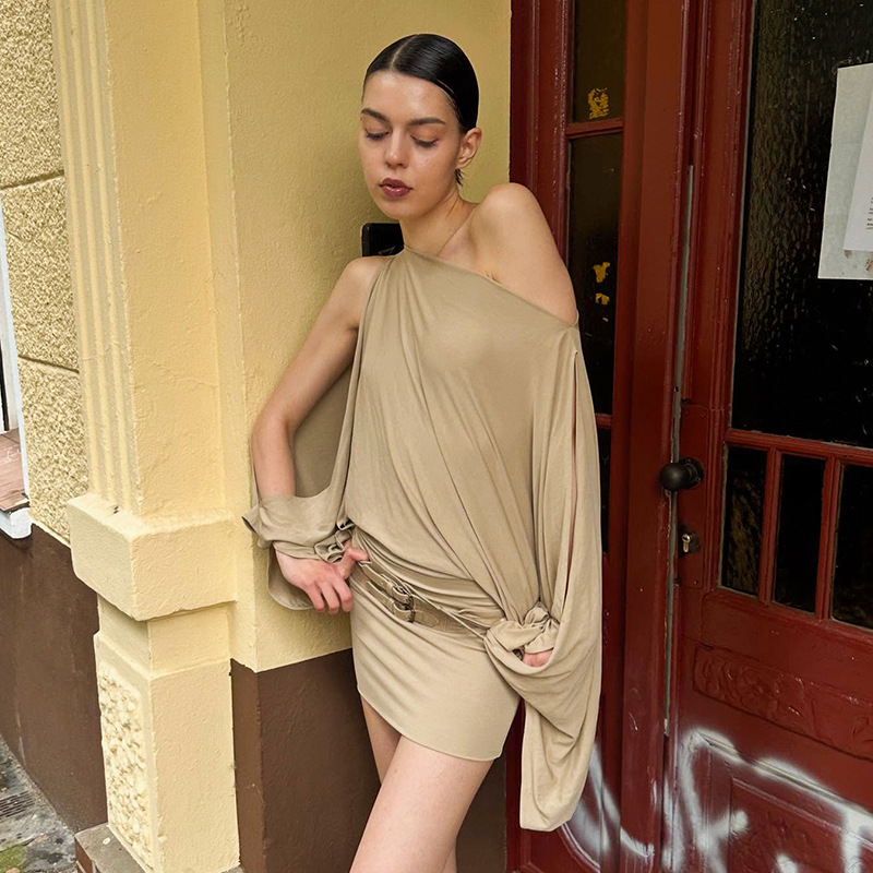DSMTRC évider décontracté robe - Street Fashion Fall 2025 avis et prix