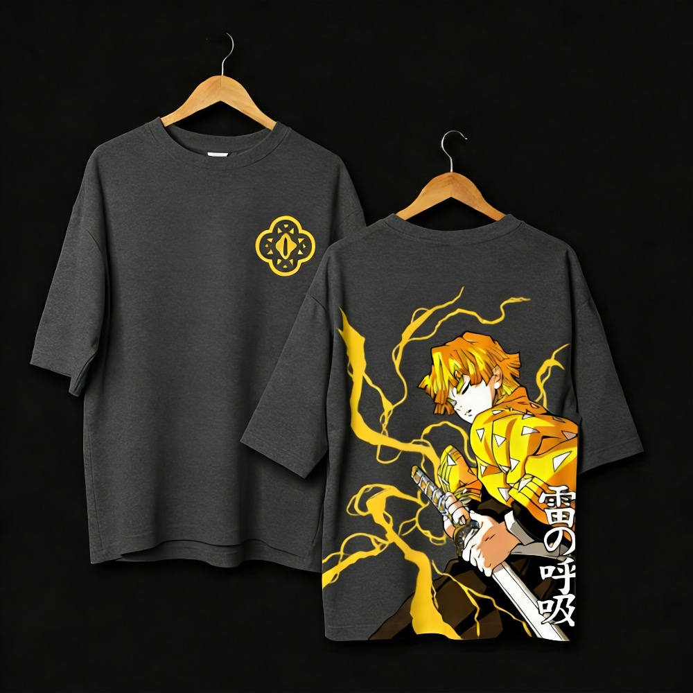T-shirt imprimé Demon Slayer A - Street Fashion Of Japan avis et prix