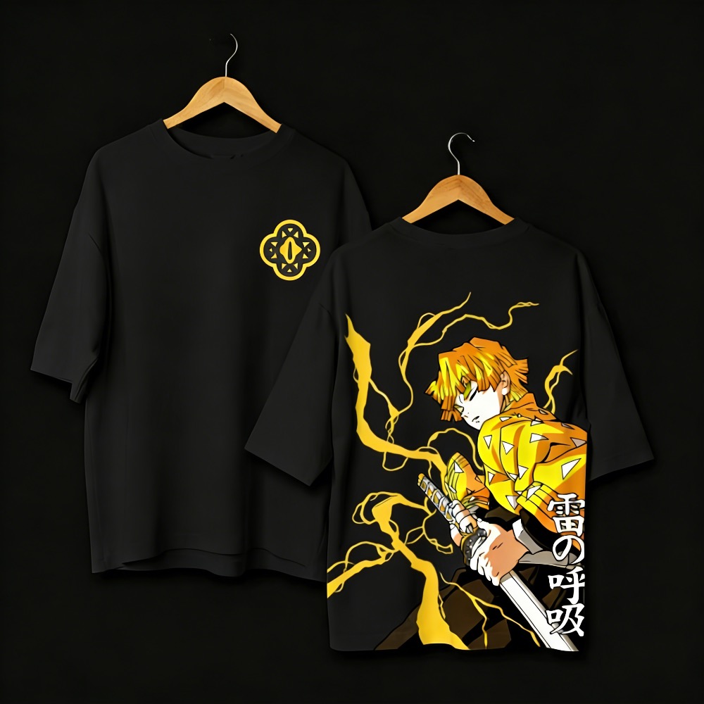 T-shirt imprimé Demon Slayer A - Street Fashion Of Japan avis et prix