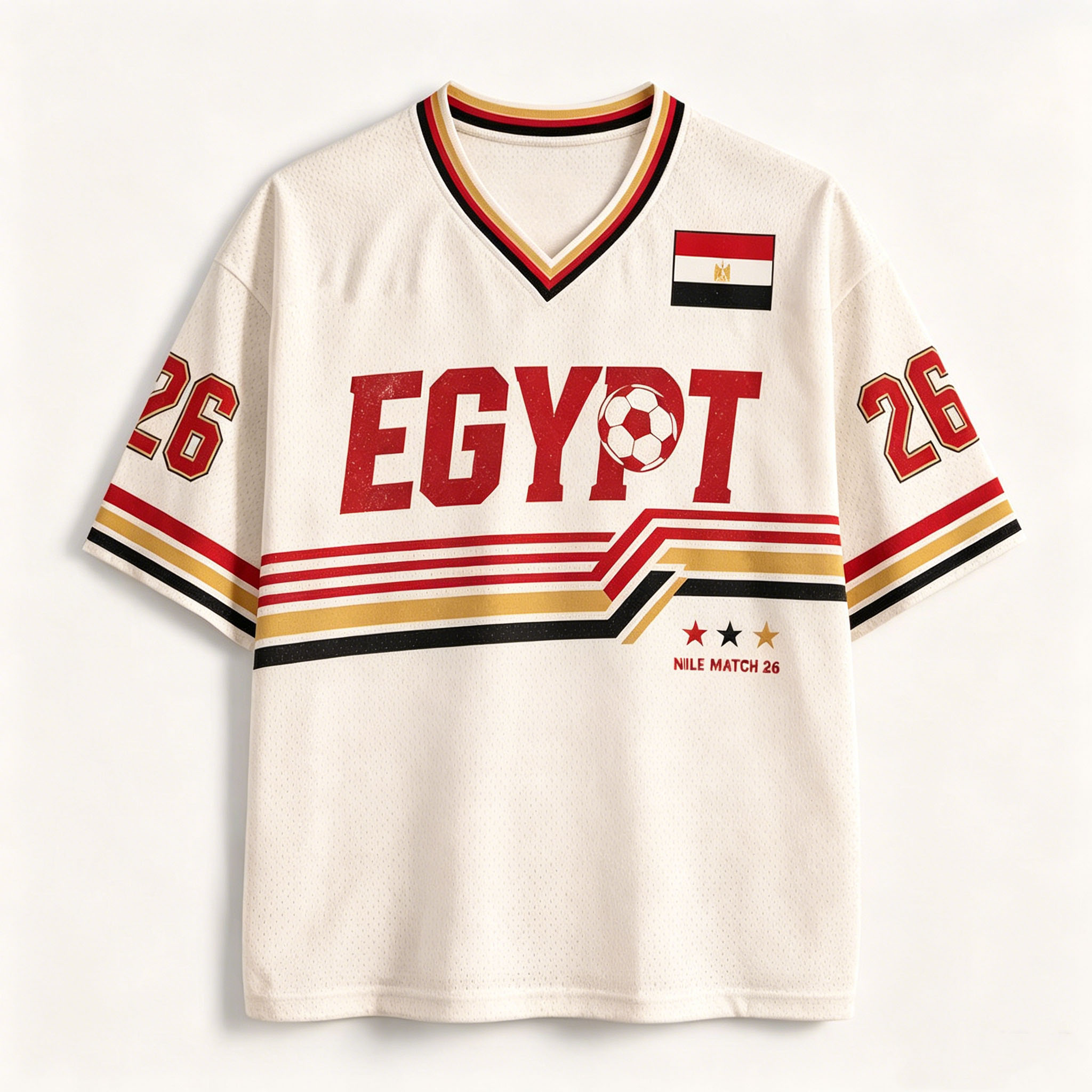 Maillot de football rétro Égyp - Street Fashion Egypt avis et prix