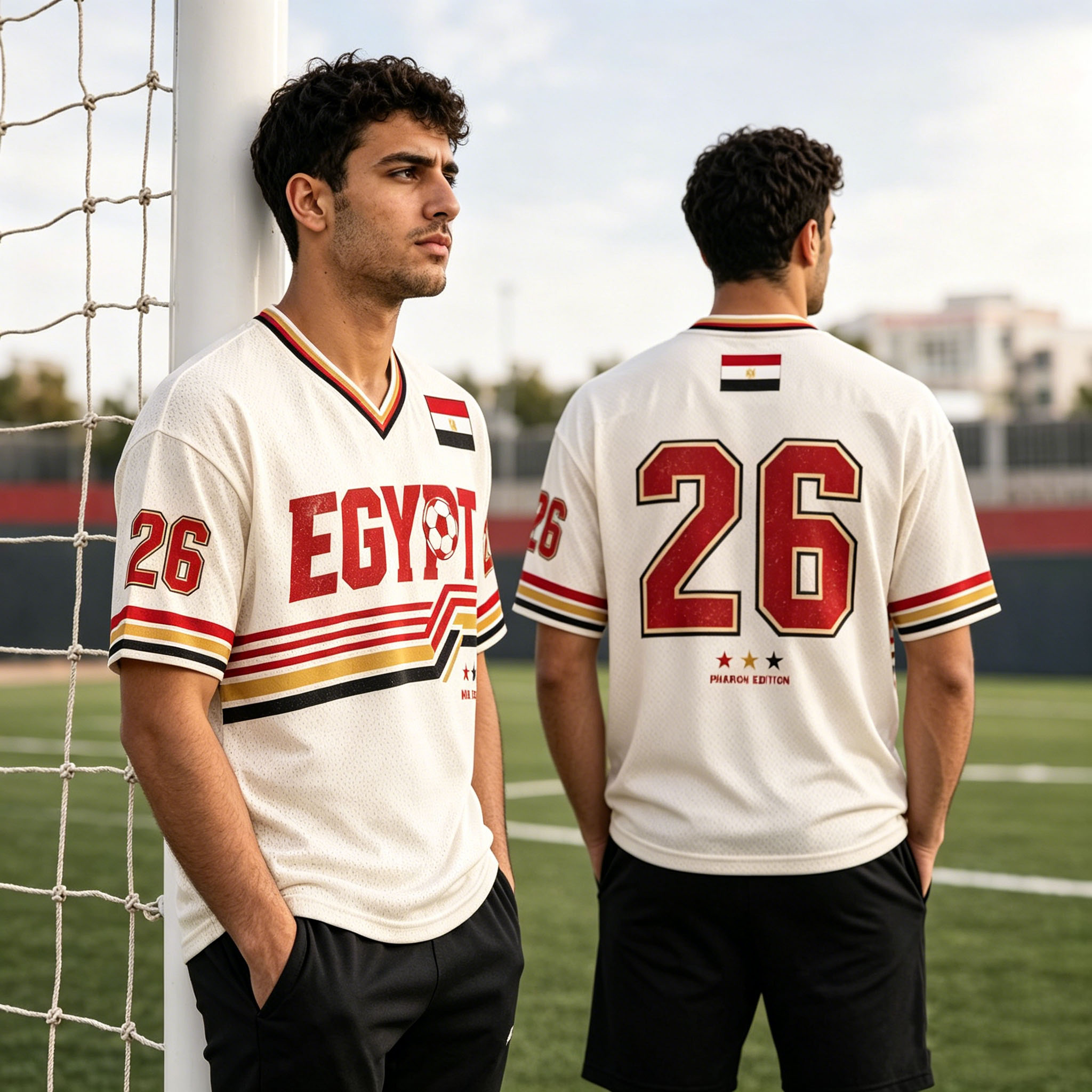 Maillot de football rétro Égyp - Street Fashion Egypt avis et prix