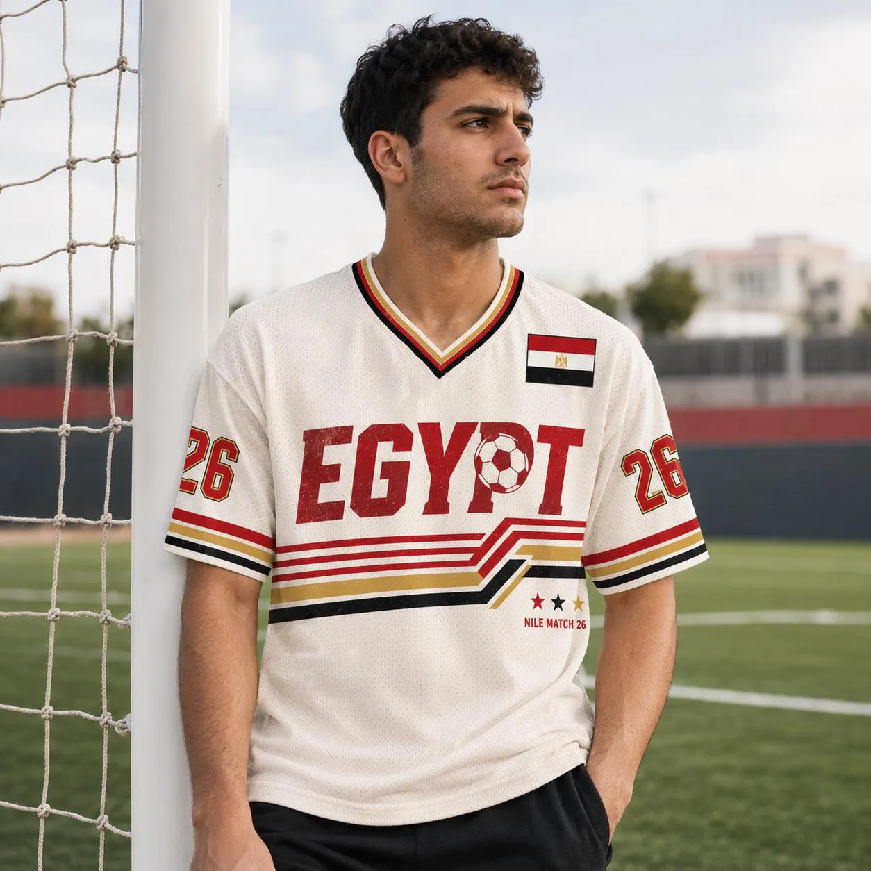 Maillot de football rétro Égyp - Street Fashion Egypt avis et prix