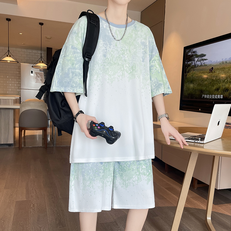 【Top 5-Point Pants】Ensemble T- - Street Fashion China avis et prix