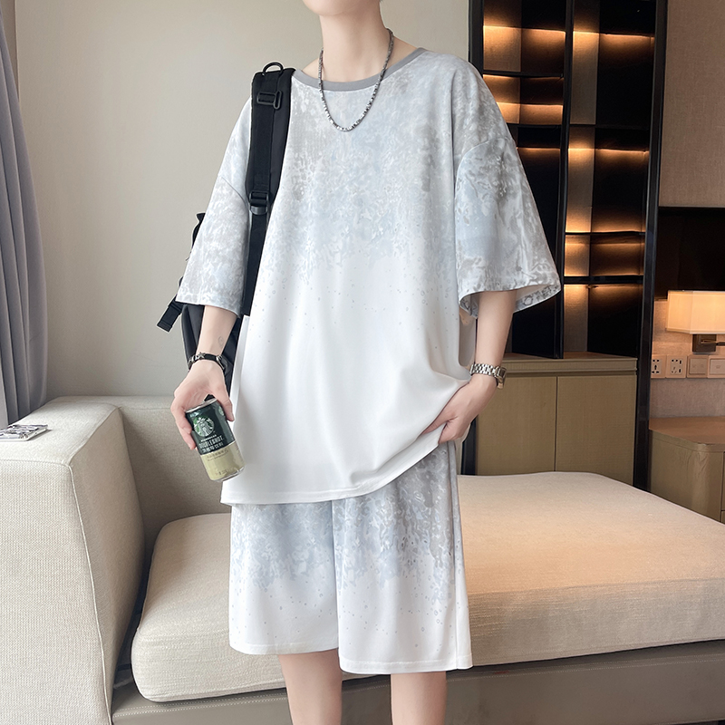 【Top 5-Point Pants】Ensemble T- - Street Fashion China avis et prix